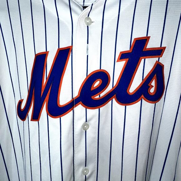 New York Met's Baseball White Jersey Size XL Noah Syndergaard #34 Majestic MLB - Picture 4 of 8